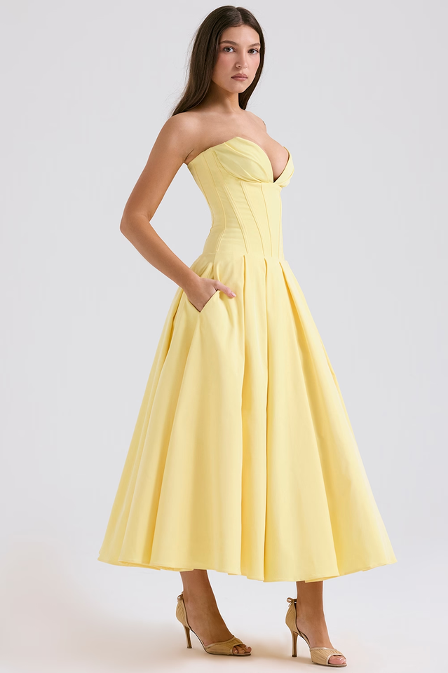 BETHY - CLASSIC BLACK PARTY DRESS