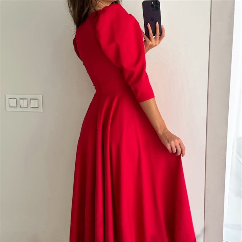 GOLA - WAIST-SLIMMING MIDI DRESS STYLE