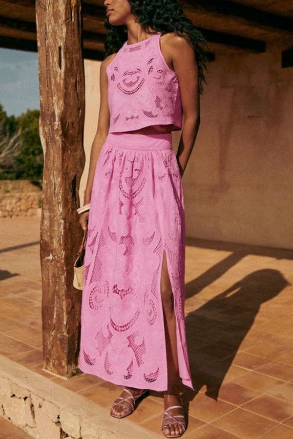 MELISSA - CHIC PINK LACE SET