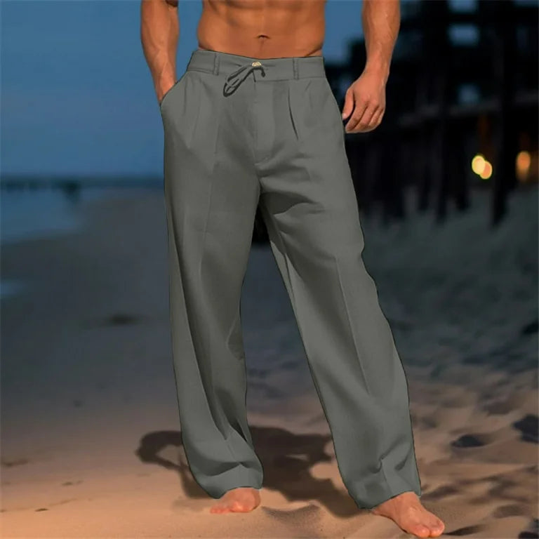 BILL - LINEN PLAIN PANTS