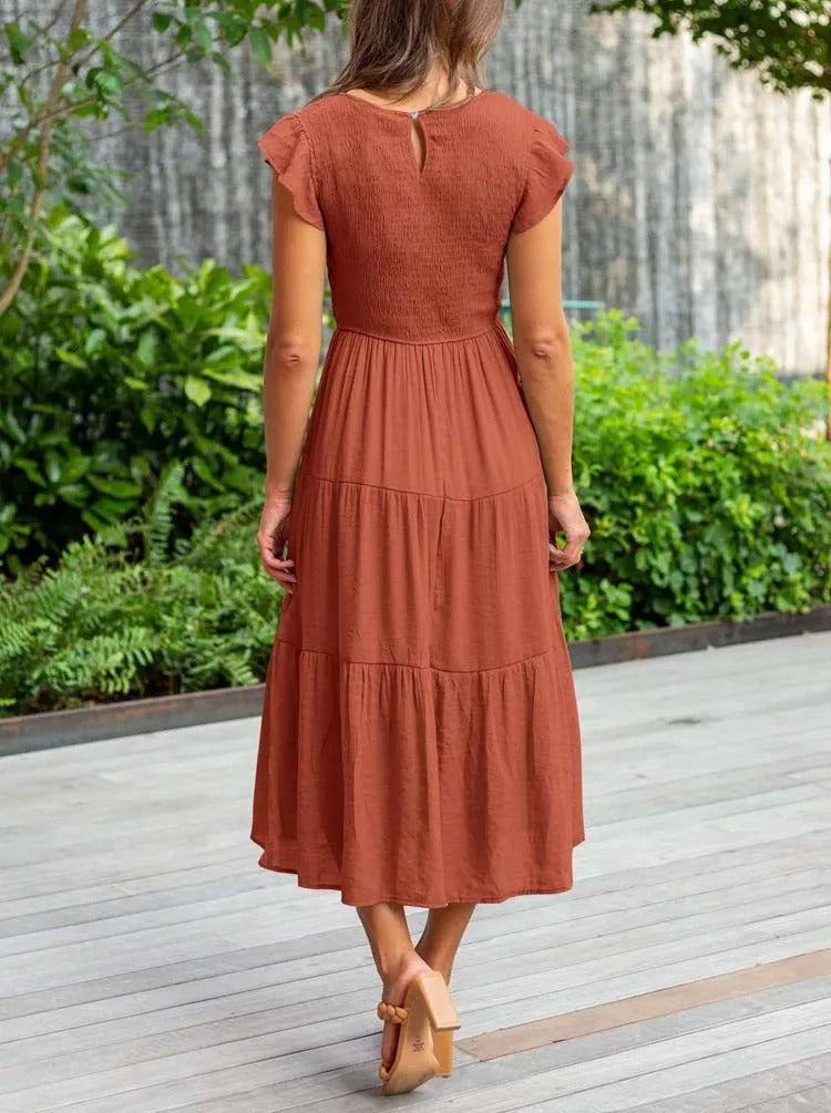 Marlene - Elegant Dress with Tummy Coverage