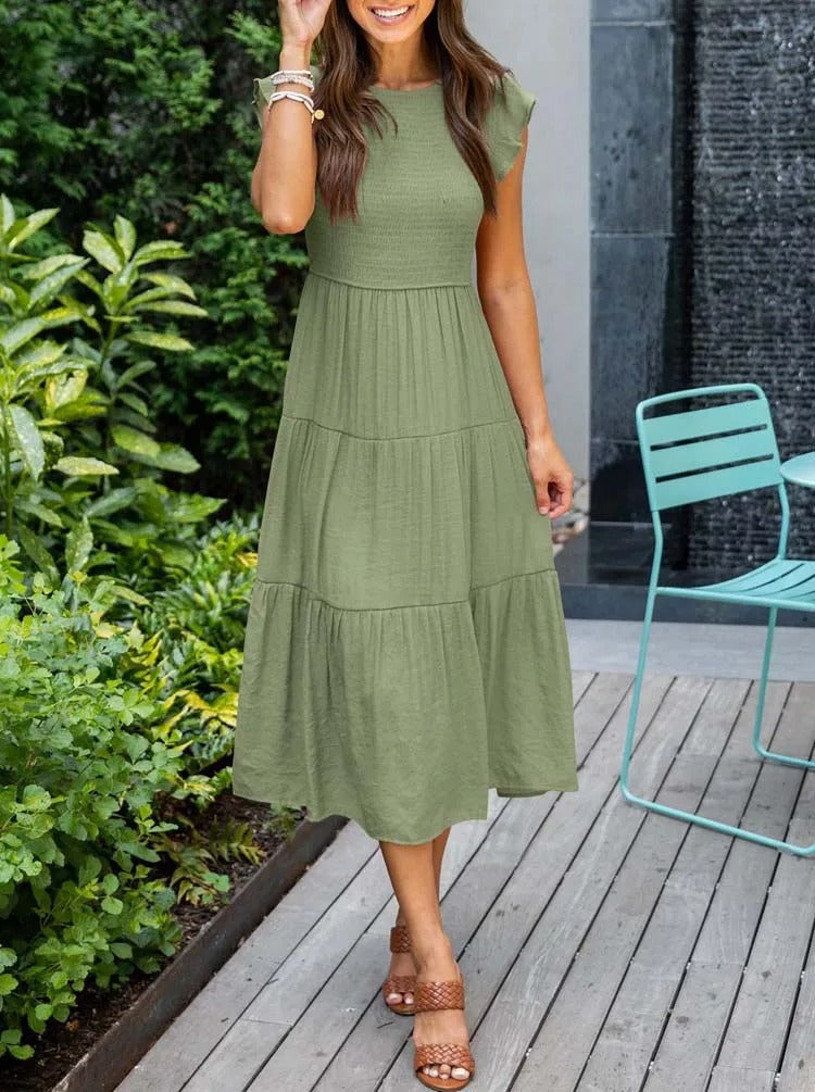 Marlene - Elegant Dress with Tummy Coverage