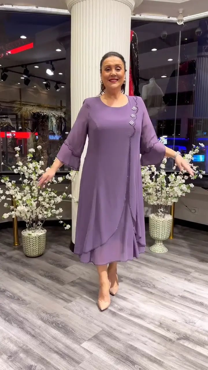LAFRIZA - BREEZE FLOWY CHIFFON DRESS