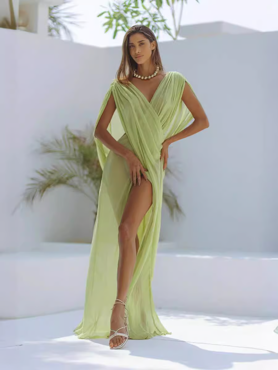 Jaya - Sexy Sheer Maxi Dress