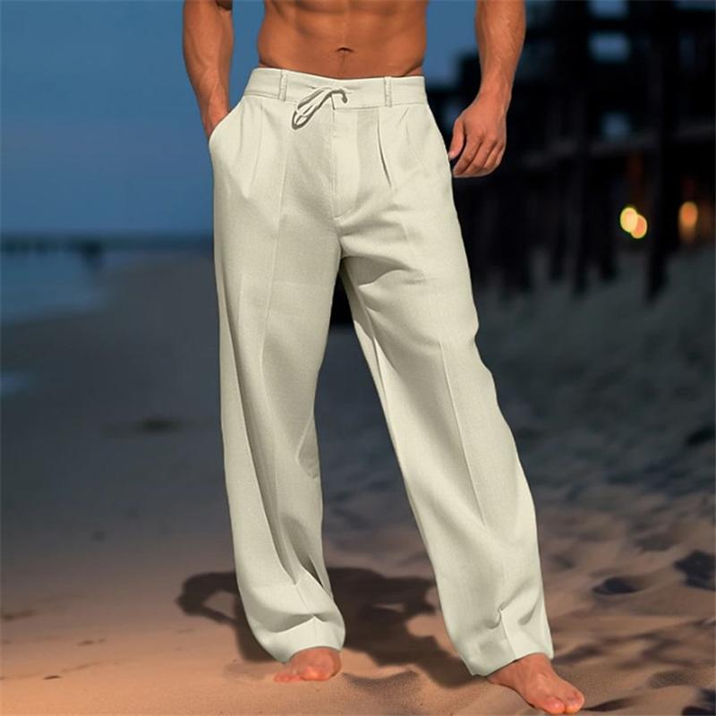 BILL - LINEN PLAIN PANTS