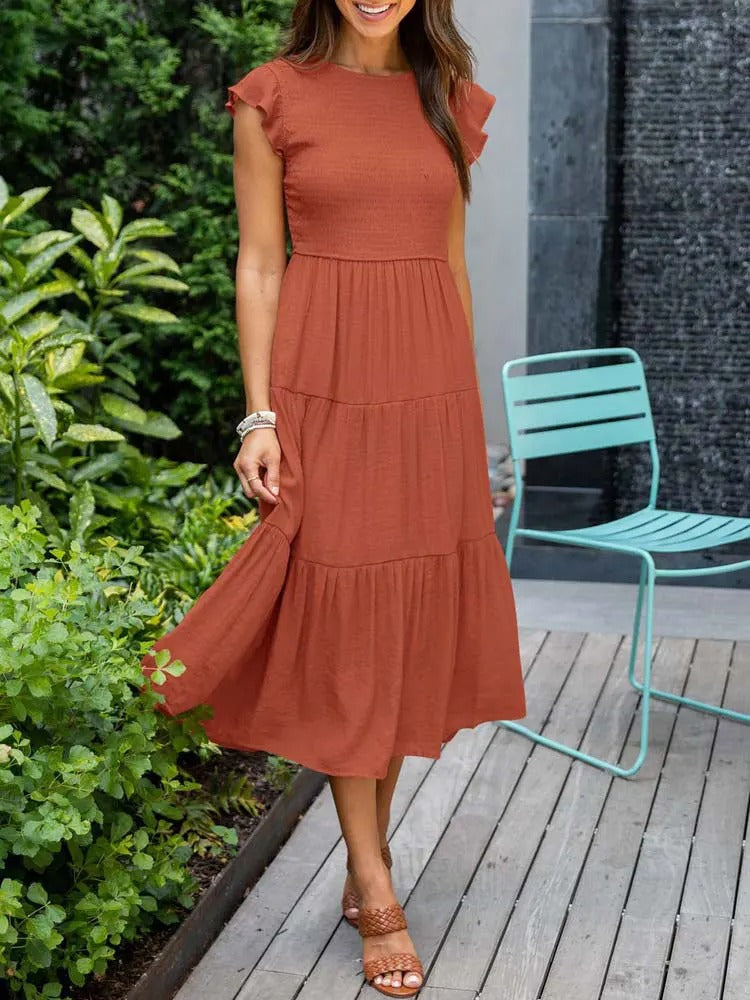 Marlene - Elegant Dress with Tummy Coverage