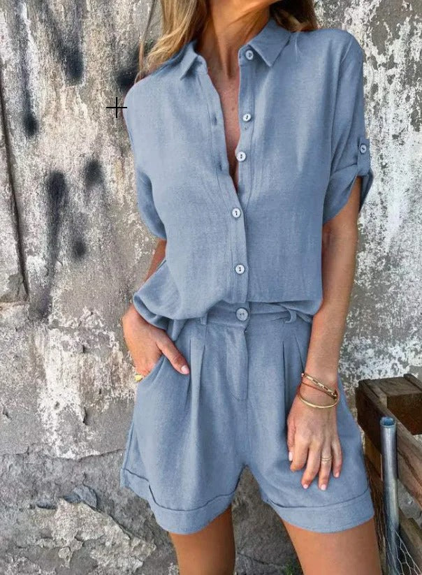 ABEGAIL -  RELAXED SUMMER SHORT SET