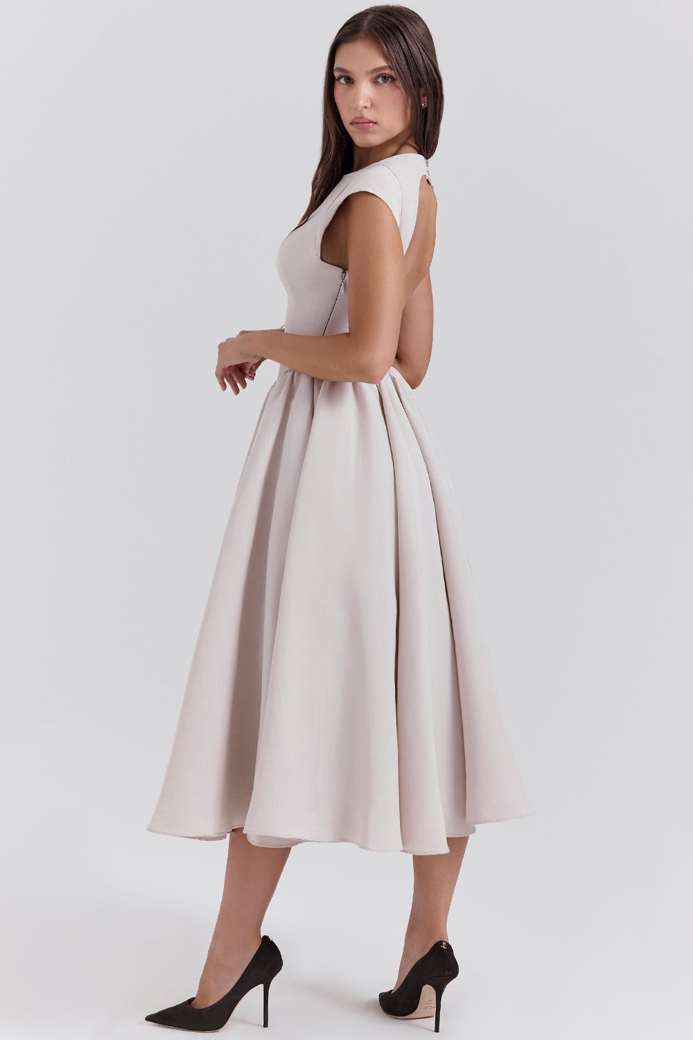 FRANCHESCA - GLAM BACKLESS DESIGN DRESS