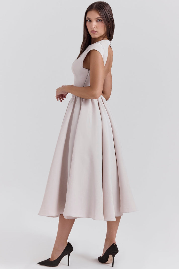 FRANCHESCA - GLAM BACKLESS DESIGN DRESS