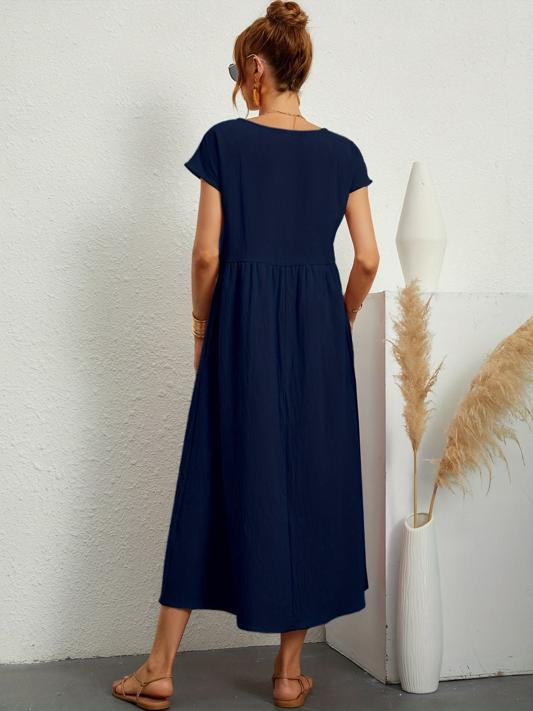 Rosey - Casual Linen Dress