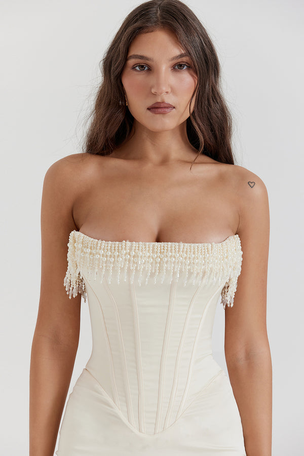 HALEY - CORSET MIDI DRESS